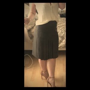 Akris Punto women’s wool pleated midi skirt sz 10